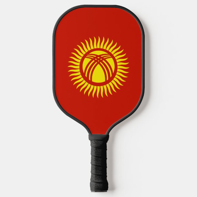 Raquette De Pickleball Drapeau du Kirghizistan (Recto)
