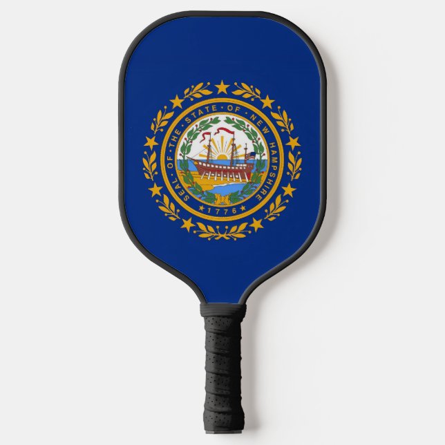 Raquette De Pickleball Drapeau du New Hampshire (Recto)