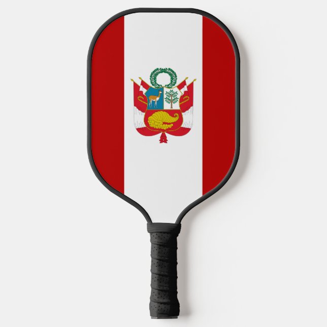 Raquette De Pickleball Drapeau du Pérou (Recto)