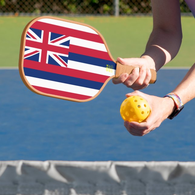 Raquette De Pickleball Drapeau hawaïen d'Hawaï (Insitu)