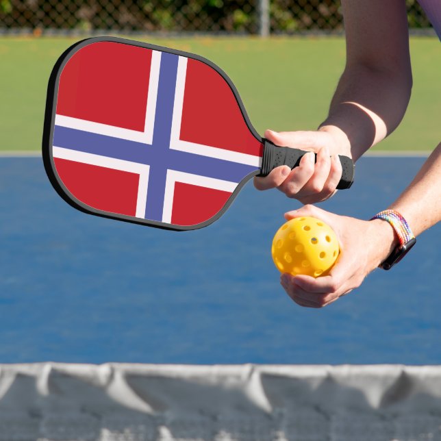 Raquette De Pickleball Drapeau norvégien (Insitu)