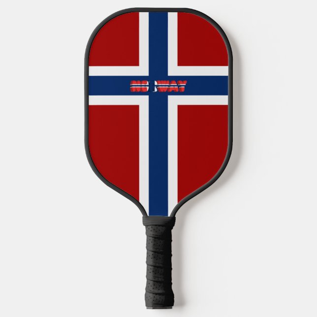 Raquette De Pickleball Drapeau norvégien (Recto)