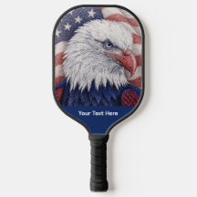 Drapeau personnalisé rouge blanc bleu aigle étoile