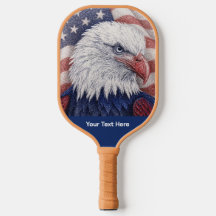 Drapeau personnalisé rouge blanc bleu aigle étoile