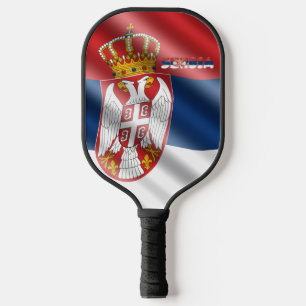 Raquette De Pickleball Drapeau serbe