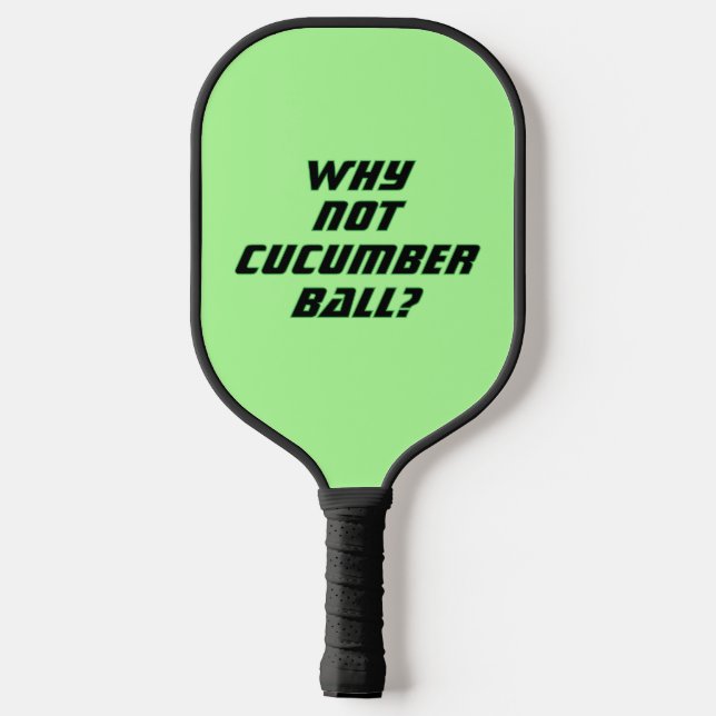 Raquette de Pickleball Drôle en Vert (Verso)