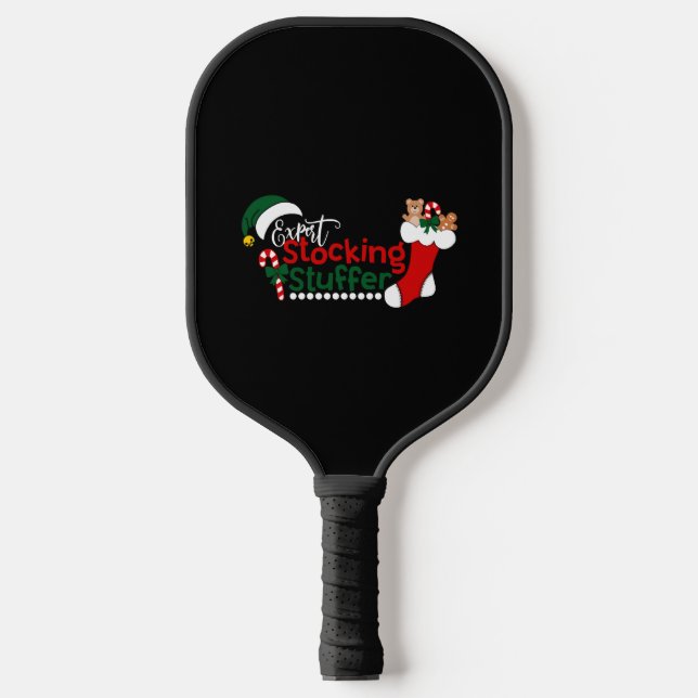 Raquette De Pickleball Drôle Expert Stocker Stuffer Noël (Recto)
