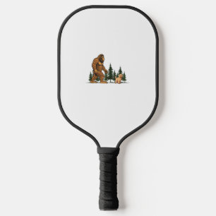 Raquette De Pickleball Drôle Labradoodle Bigfoot Chien Marche Chien Maman