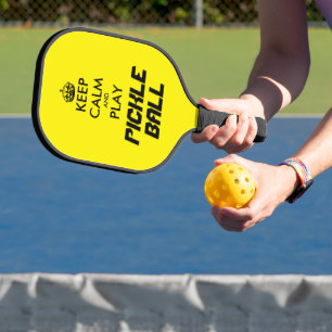 Raquette De Pickleball Drôle pagaies - Restez calme et jouez sur