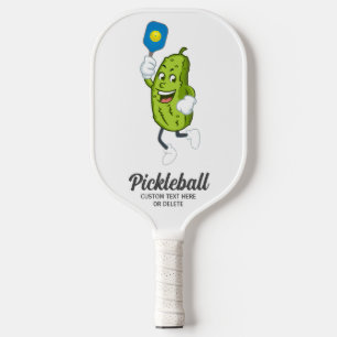 Raquette De Pickleball Drôle Pickle Jouer Pickleball Custom Text Pickle