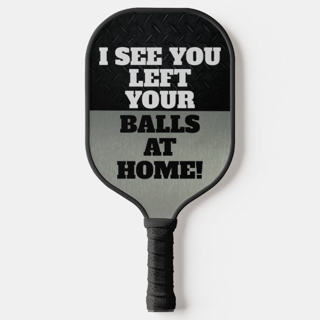 Raquette De Pickleball Drôle Pun Smack Parler Cool plaisanteries Ping Pon (Recto)