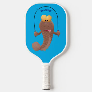 Raquette De Pickleball Drôle sauter boudskipper poisson dessin animé