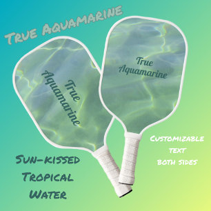 Raquette De Pickleball Eau Aquamarine Tropical Personnalisable