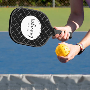 Raquette De Pickleball Elégant Avocat du Futur Chèque Motif Personnalisé