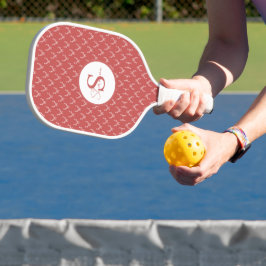 Raquette De Pickleball Elégant Monogram Pickleball Paddle Antler