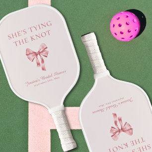 Raquette De Pickleball Elle noue le nœud Rose tendre Coquette Shower