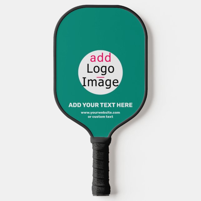 Raquette De Pickleball Emerald Green Business Chic Custom (Recto)