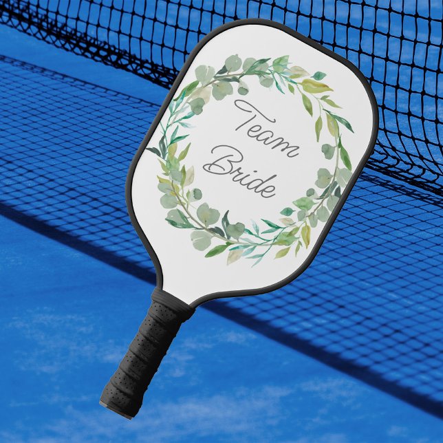 Raquette De Pickleball Épouse de verdure Mariage couleur personnalisée (Créateur téléchargé)