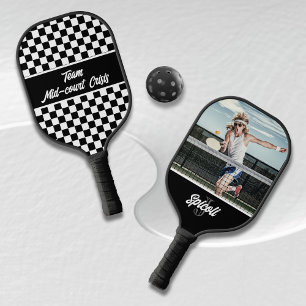 Raquette De Pickleball Équipe Crise du milieu de terrain à carreaux