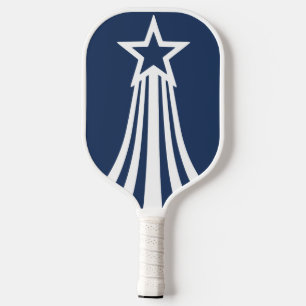 Raquette De Pickleball Étoile Filante Blanche - Nuit Navale