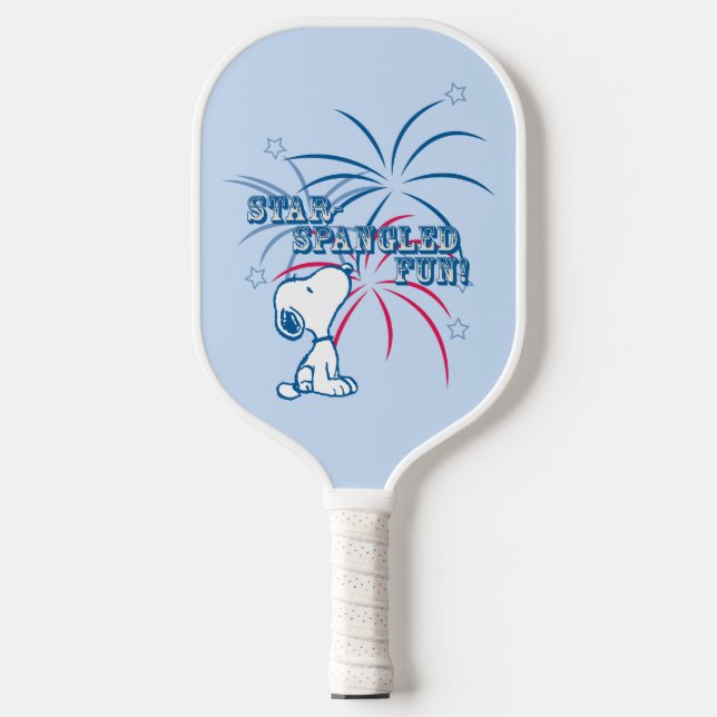 Raquette De Pickleball Étoile Snoopy Fun Spangé (Recto)