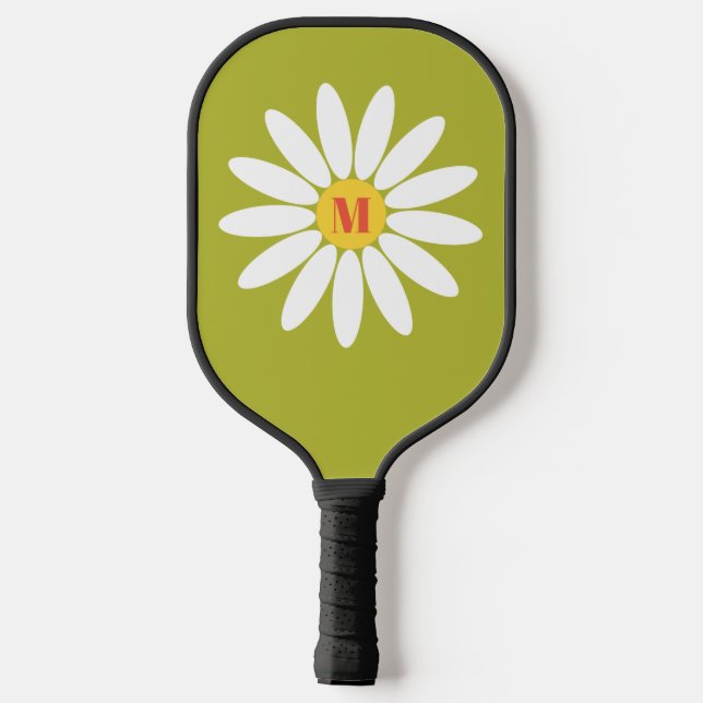 Raquette De Pickleball Faisée avec le vert citron initial (Verso)