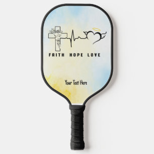 Raquette De Pickleball Faith Hope Love