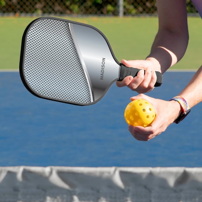 Raquette De Pickleball Faux Metal nom personnalisé Pickleball Paddle (Insitu)