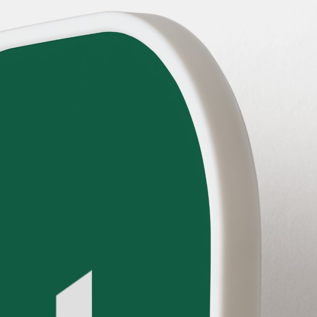 Raquette De Pickleball Fer Sharpens Fer (Hunter Green) (Détail gauche)