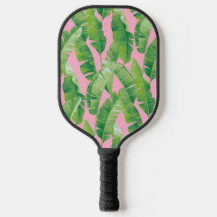 Raquette De Pickleball Feuilles de bananier roses