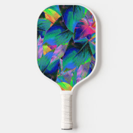 Raquette De Pickleball Feuilles de l'arbre psychédélique
