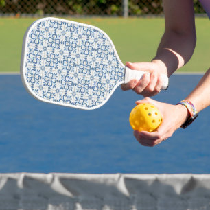 Raquette De Pickleball Feuilles saints de Noël et pétales de fleurs