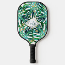 Feuilles tropicaux avec Gold Parties scintillant B