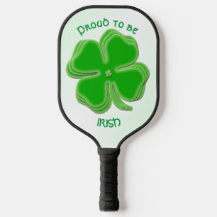 Raquette De Pickleball "Fier d’être irlandais" St Patrick’s Day Shamrocks