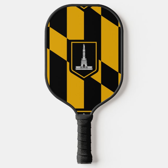 Raquette De Pickleball Flag of Baltimore, Maryland (Recto)