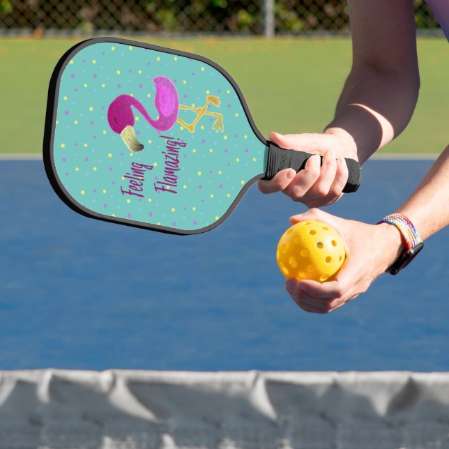 Raquette De Pickleball Flamant rose flamboyant (Insitu)