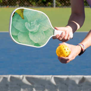 Raquette De Pickleball Fleur texturée par Shirley Taylor