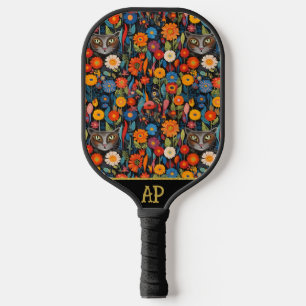 Raquette De Pickleball *~* Fleur Whimsical Quirky Cat AP68 PHOTO 6