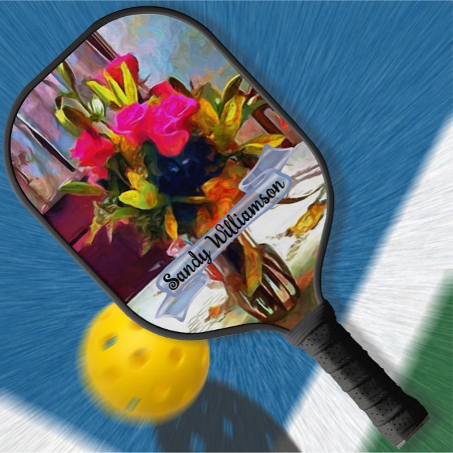 Raquette De Pickleball Fleurs d'amour PM0001 (Créateur téléchargé)
