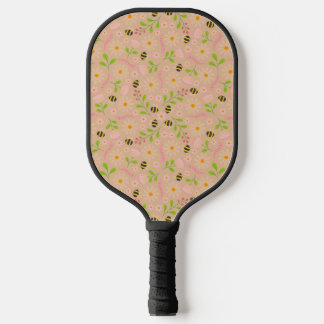 Raquette De Pickleball Fleurs et créatures inspirées de la nature