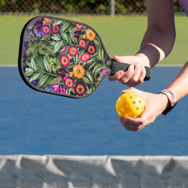 Raquette De Pickleball Floral de prairie rose (Insitu)
