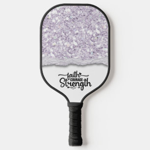 Raquette De Pickleball Foi Courage Force Citation Inspirationnelle