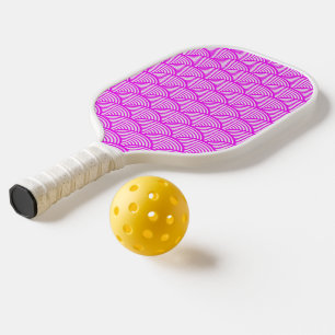 Raquette De Pickleball Foules japonaises roses motif Pickleball Paddle