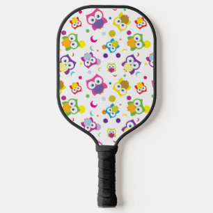 Raquette De Pickleball Fun Hoot Owl Main Drake Motif Design