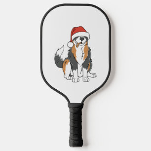 Raquette De Pickleball Funky Australian Shepherd Christmas Chien à Père N