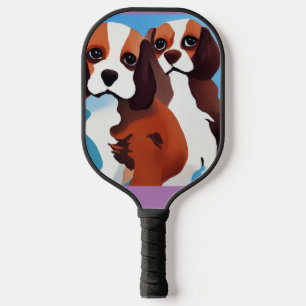 Raquette De Pickleball Funny Cavalier King Charles Spaniel