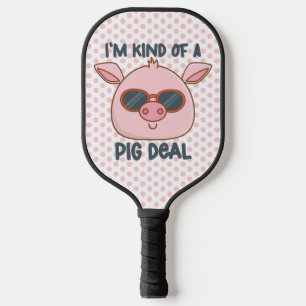 Raquette De Pickleball Funny Pig Pun