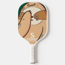 Funny Sloth Pickleball Personnalisé