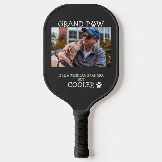Raquette De Pickleball Grand Paw Grand-Père Régulier Mais Glacière Photo  (Recto)
