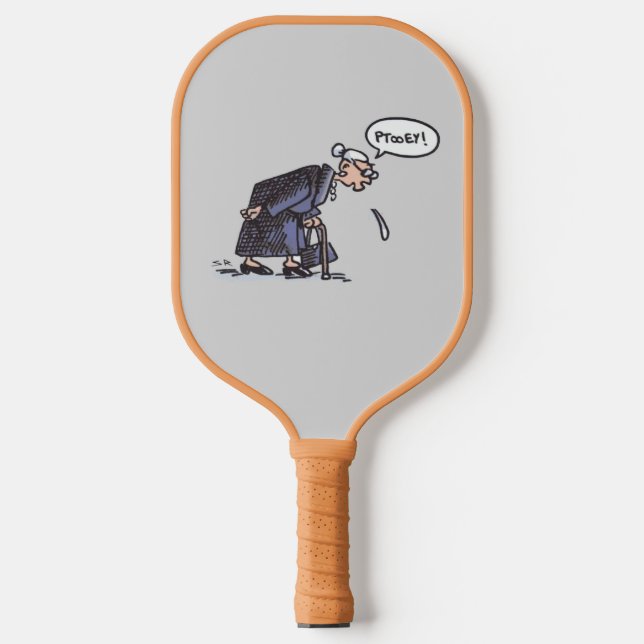 Raquette De Pickleball Granny Spitting ! pagaie à pickleball tan (Recto)
